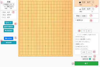 対局室